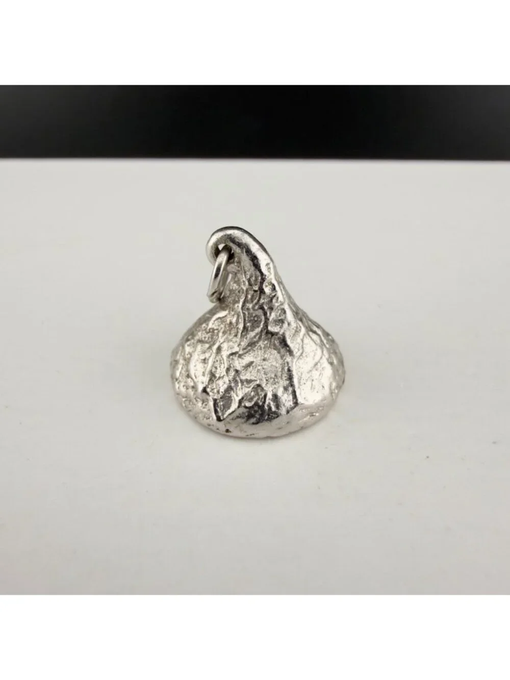 Vintage JCF Ferrara Sterling 925 Solid Chocolate Candy Kiss Charm Pendant 13g